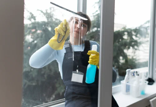 Nettoyage de vitres intérieures et extérieures au Pas